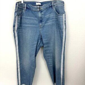 Lane Bryant - High Rise-Jeweled Straight Jeans - Magic Waistband